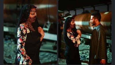 سمية الخشاب تنشر صورتها برفقة محمد رمضان من مسلسل 