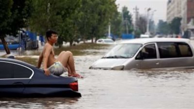 بسبب الفيضانات انهيار 59 ألف منزل في بكين