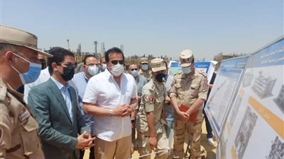 وزير التعليم العالي يتفقد الأعمال الإنشائية بجامعة بنها الأهلية بالعبور