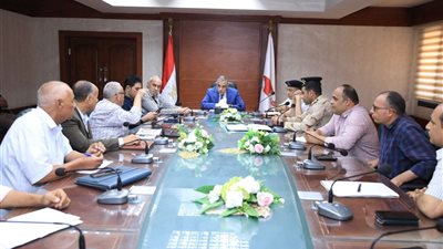 محافظ سوهاج يعقد اجتماعًا لمناقشة آخر المستجدات الخاصة بمحور 