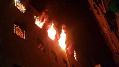 بسبب تسريب أسطوانة الغاز.. إصابة ٣ أشخاص في حريق بأسيوط