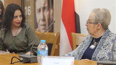 نهى برادة في ندوة تكريمها بمهرجان المسرح المصري