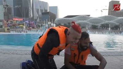 جنش يكشف علاقته بـ أبو جبل في برنامج رامز عقله طار.. شاهد