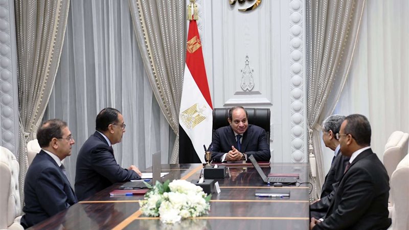الرئيس السيسي يجتمع