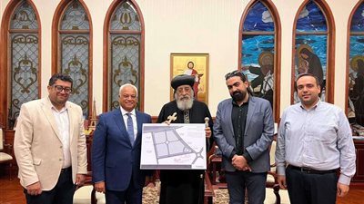 البابا تواضروس يجتمع بمسؤولي مشروع 