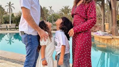 ريهام أيمن وشريف رمزي يحتفلان بعيد ميلاد ابنتهما ليلى