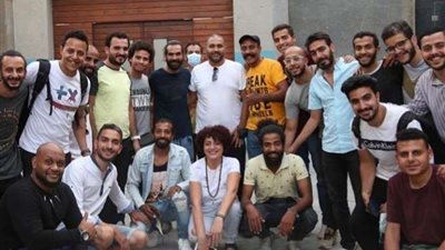 هبة عبد الغني تشارك جمهورها صورة من فركش مسلسل الطاووس