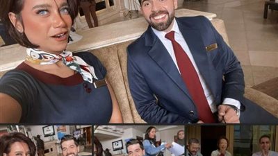 راندا عبد السلام تشارك جمهورها بصور لها برفقة طارق الإبياري من مسلسل 