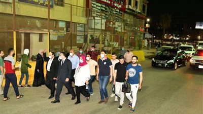 نائب محافظ الدقهلية يجري جولة ميدانية بمدينتي طلخا ونبروه لمتابعة الالتزام بغلق المحلات