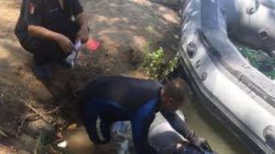 انتشال جثة مجهولة الهوية من مياه النيل بالحوامديه