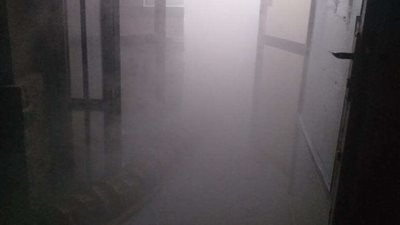 إندلاع حريق داخل غرفة العناية المركزة  في مستشفي الصدر بكفر الشيخ