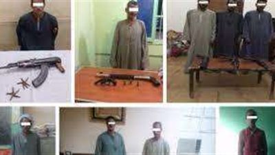 الداخلية: ضبط 33 قطعة سلاح خلال حملات أمنية بالصعيد