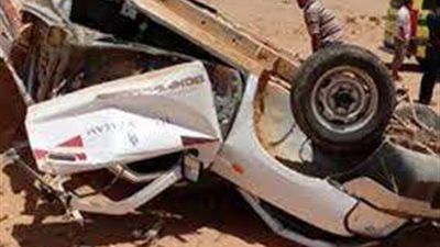 مصرع وإصابة شخصين إثر انقلاب سيارة ربع نقل بطريق إسكندرية الزراعي