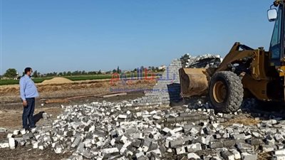 إزالة 6 تعديات على مساحة 2640 متر مربع بالبحيرة