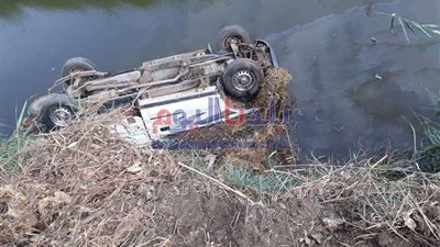 مصرع أسرة كاملة في حادث انقلاب سيارة بدمياط