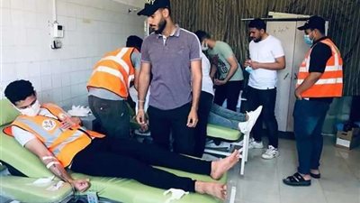 أعضاء برلمان الشباب في شمال سيناء تنظم حملات للتبرع بالدم لصالح جرحى غزة