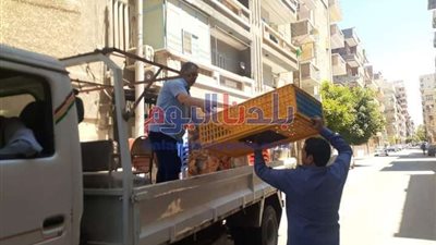 رفع ٧٧٦ إشغال طريق بـ 5 مراكز في البحيرة