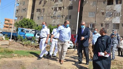 محافظ القليوبيه يقود حملة ازاله قاعه تصوير مخالفه بمدينه بنها