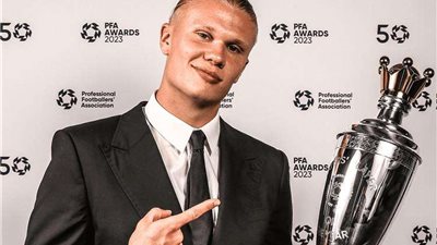 هالاند يتوج بجائزة أفضل لاعب في الدوري الإنجليزي