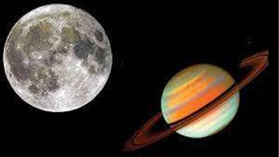 هل يصطدم زحل بالقمر اليوم.. أم هي ظاهرة طبيعية مذهلة؟.. فيديو