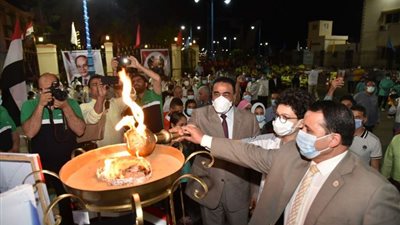 انطلاق شعلة أولمبياد الطفل المصري في نسخته الثالثة بمطروح