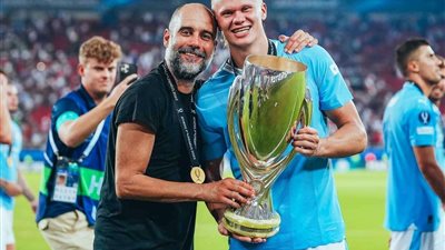 جوارديولا وهالاند يتوجان بجائزة الأفضل في أوروبا