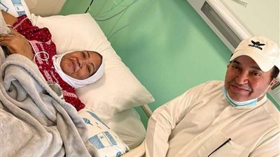 أحدث ظهور لانتصار الشراح من داخل المستشفى