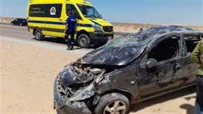 مصرع وإصابة 7 أشخاص في حادث تصادم سيارتين ملاكي بالأقصر
