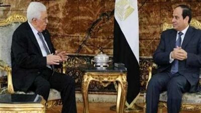 الرئيس الفلسطيني يوجه الشكر للرئيس السيسي
