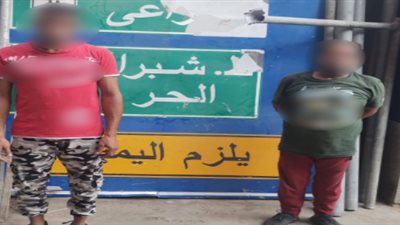 ضبط شخصين لقيامهما بسرقة اللوحات الإرشادية من الطرق العامة بالجيزة