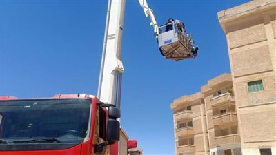 بالصور .. الحماية المدنية بمطروح تنقذ 