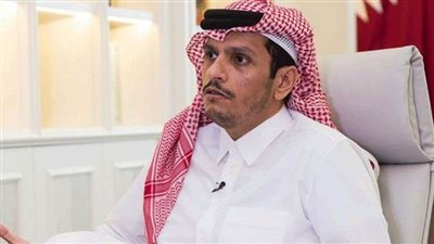 وصول وزير خارجية قطر للقاهرة