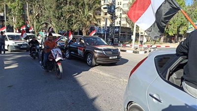 لرد الجميل.. مسيرة بالسيارات في غزة بالأعلام المصرية