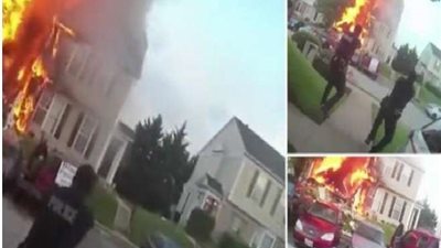 أمريكي يشعل النار في منزله ويرتكب جريمة مروعة بحق جيرانه
