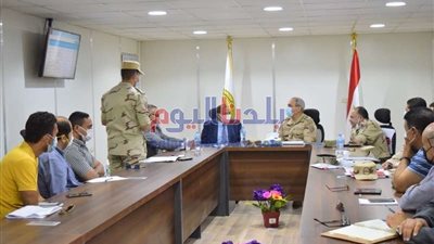 رئيس جامعة بني سويف يتفقد الجامعة الأهلية