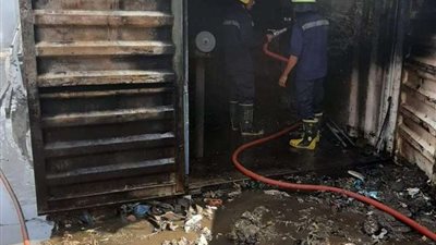 السيطرة على حريق بمخزن قطع غيار في طوخ