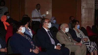 وزيرة الثقافة تشهد أمسية إلا فلسطين بالأوبرا