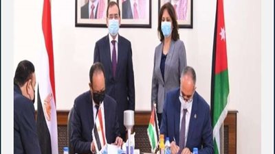 مصر توقع ملحقا مع الأدرن لتوريد الغاز الطبيعي