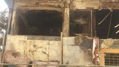 النيابة الإدارية تعاين موقع حريق محل لمواد الطلاء بمنطقة 