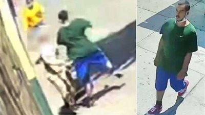 مسنة تتعرض لهجوم هنيف من شاب أمريكي في نيويورك