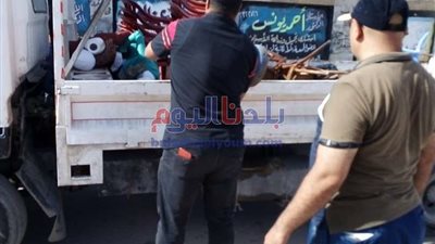 رفع 220 اشغال طريق مخالف بمركزي دمنهور وأبوحمص