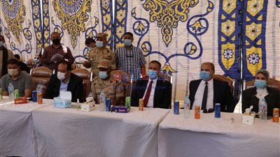 محافظ المنوفية يتفقد مشروع محطة معالجة صرف صحي شطانوف