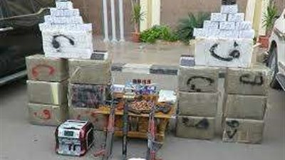 ضبط  كمية كبيرة من المخدرات جاهزة للترويج بالقاهرة