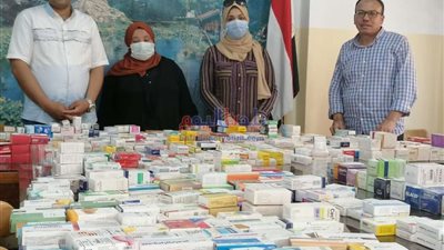 ضبط 15 طن بويات مجهولة المصدر بالبحيرة