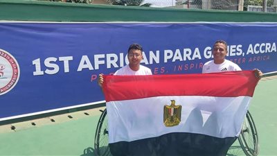 فريق زوجي التنس الأرضي يحقق انجازًا جديد في دورة الألعاب الأفريقية البارالمبية