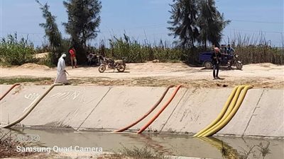 ضبط 600 حالة تعدى على ترعة الحمام فى حملة مكبرة بمطروح