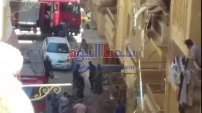 اندلاع حريق داخل فرن عيش بالمحلة.. صور