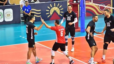 موعد مباراة منتخب مصر للكرة الطائرة ضد الجزائر في نهائي كأس أمم إفريقيا