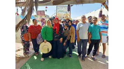 «الشباب ورياضة» تنظم زيارة لشاطئيء الريسة والغرقانة وقرية سما العريش