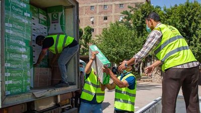 صندوق تحيا مصر يوفر 41 طن مواد غذائية ومطهرات للأطقم الطبية في 62 مستشفى